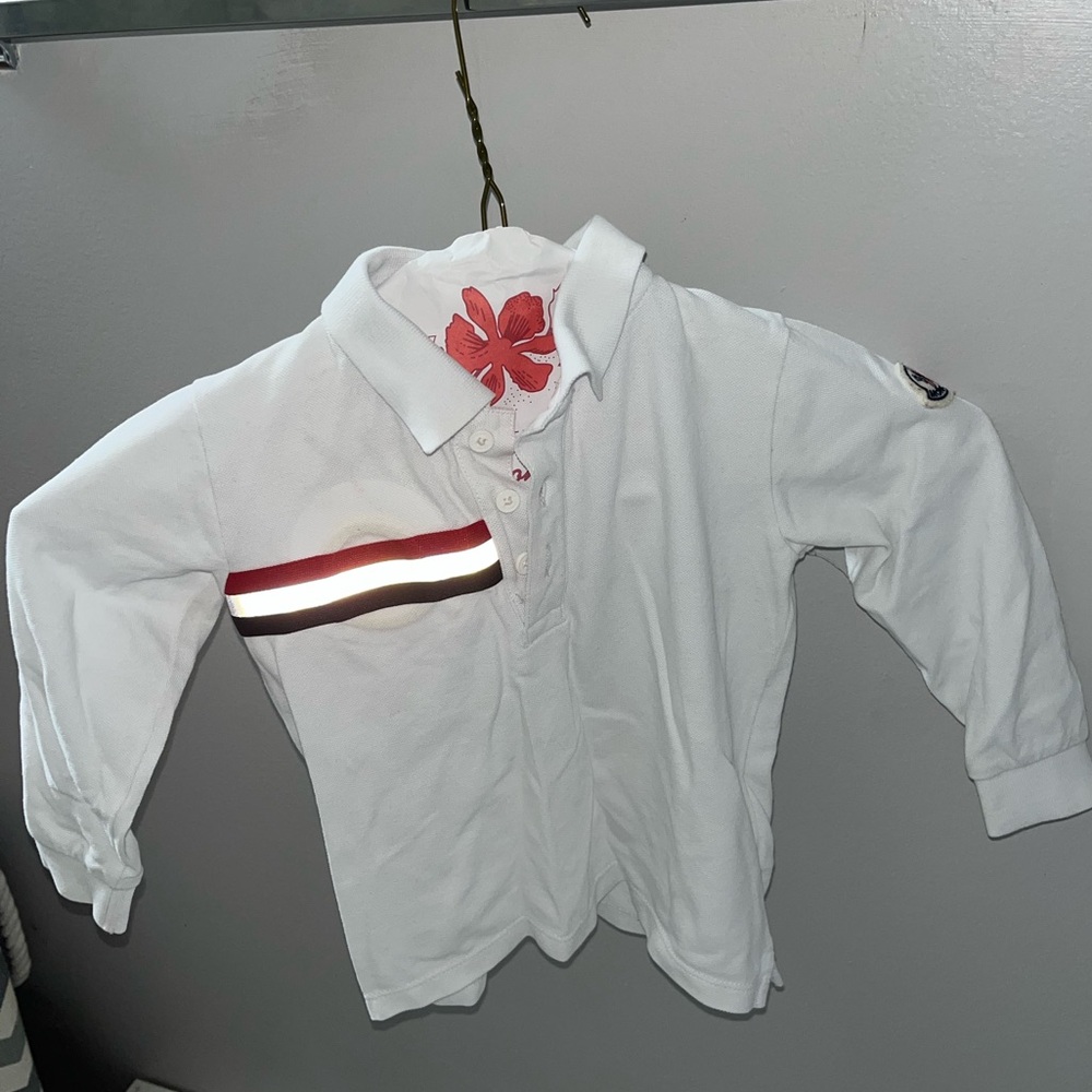 Moncler Boys 18/24m Polo Long Sleve